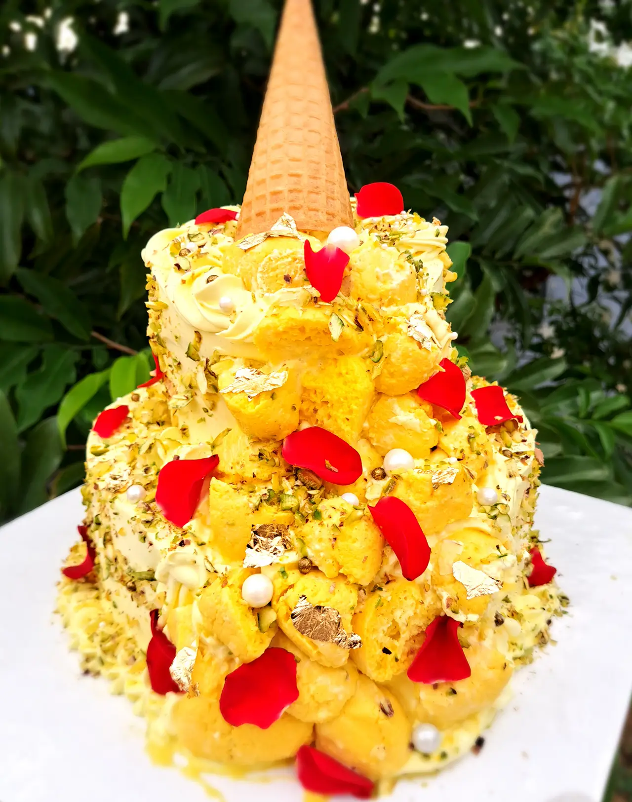 Homemade Gulab Jamun Cake specialty