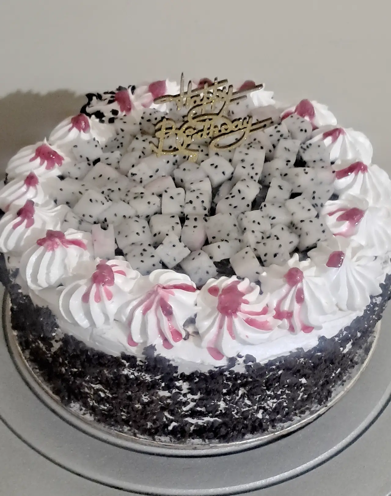 Homemade Anniversary Cake with fresh cream in Sathyamangalam