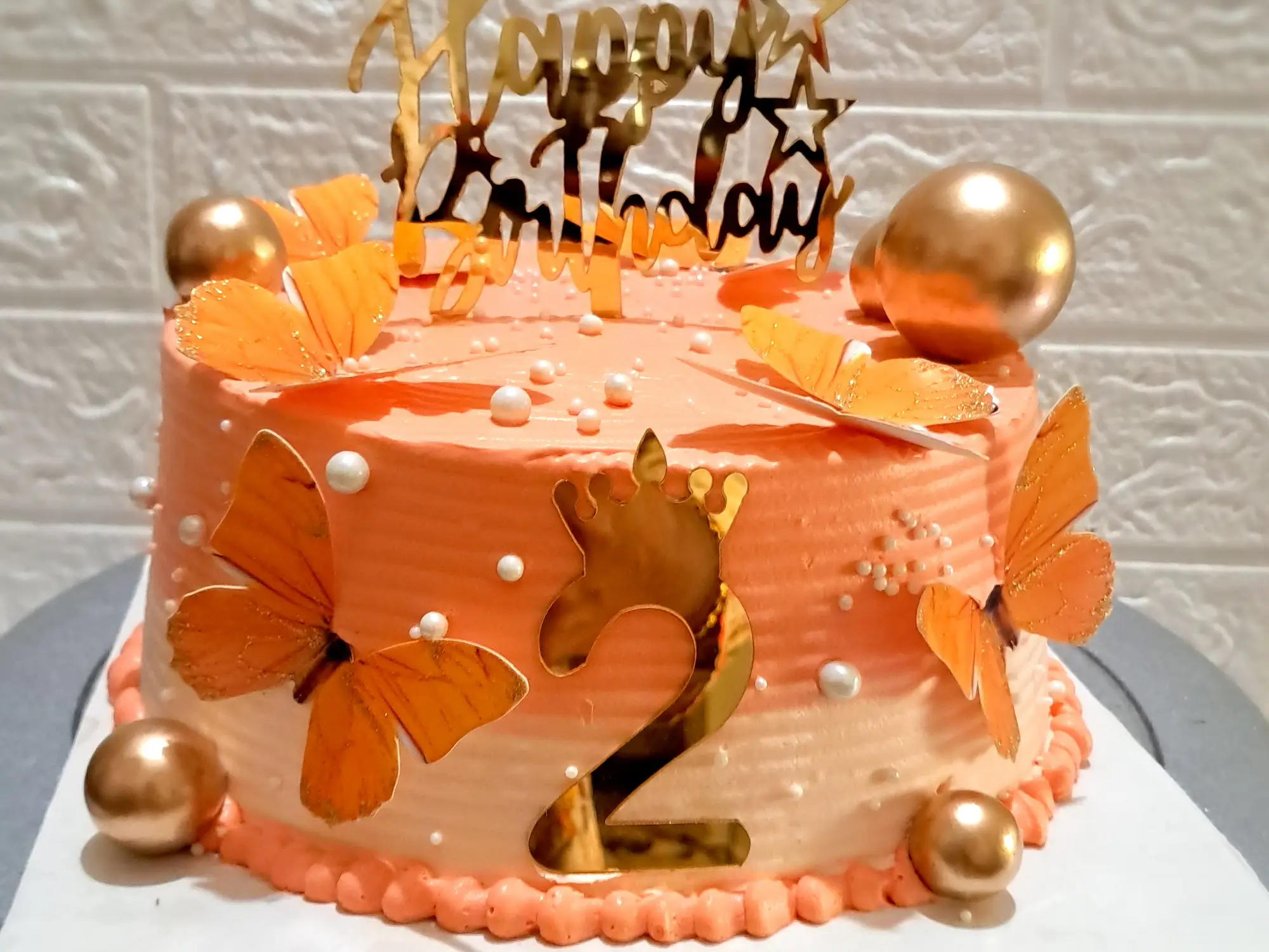 homemade butterfly theme cake gobichettipalayam