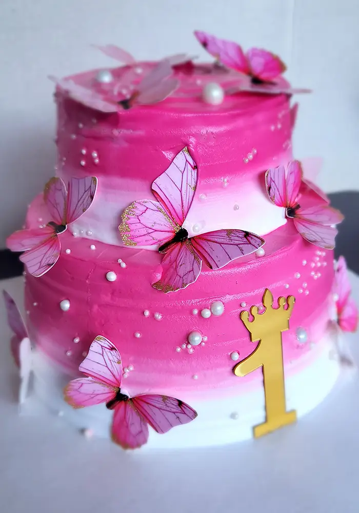 Elegant homemade wedding cake for celebrations in Sathyamangalam