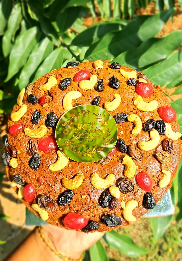Variety of homemade fruit cakes available